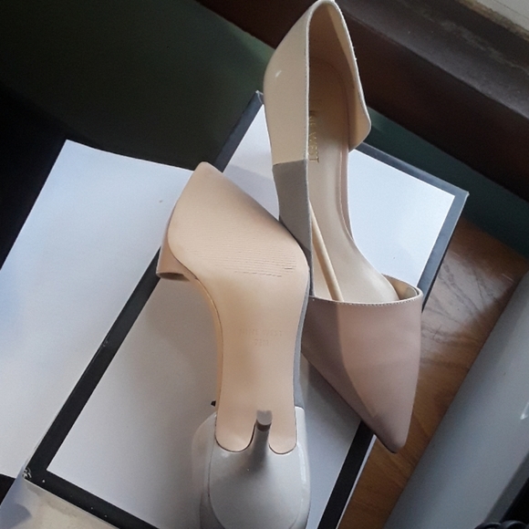 NINE WEST SHOES SIZE 7.5 M NATURAL - Picture 7 of 8